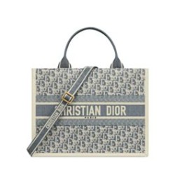 Replica Christian Dior Book Tote Medium Bag Blue Fake
