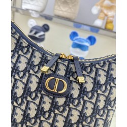 Replica Christian Dior 30 Montaigne Diorling mini chain bag Dark Blue Replica Christian Dior 30 Montaigne Diorling mini chain bag Dark Blue