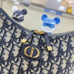 Replica Christian Dior 30 Montaigne Diorling mini chain bag Dark Blue