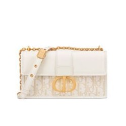 Replica Dior 30 Montaigne East-West Bag With Chain Cream Clone
