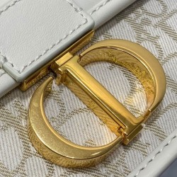 Replica Dior 30 Montaigne East-West Bag With Chain Cream Clone