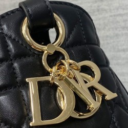 Replica Christian Dior Medium D-Motion Bag Black