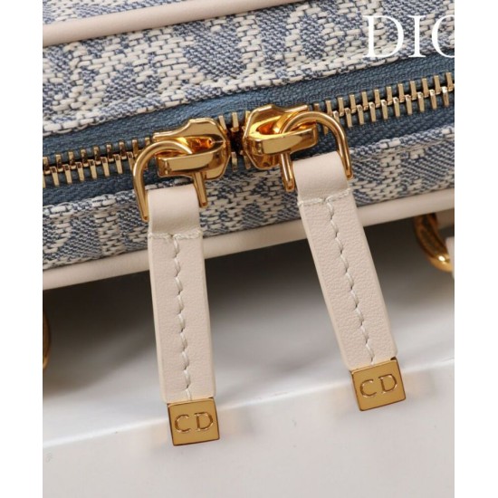 Replica Christian Dior D-Vibe East-West Nano Bag Blue Fake Replica Christian Dior D-Vibe East-West Nano Bag Blue Fake