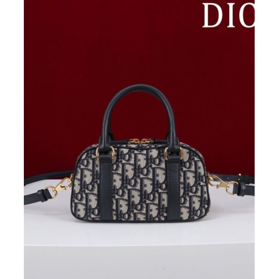 Replica Christian Dior D-Vibe East-West Nano Bag Dark Blue Fake Replica Christian Dior D-Vibe East-West Nano Bag Dark Blue Fake