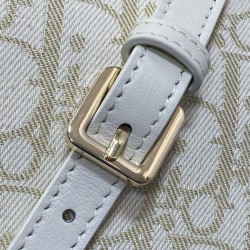 Replica Dior Medium DiorTravel Nomad Pouch Cream Fake