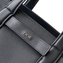 Replica Christian Dior Medium Dior Normandie Tote Bag Black Fake
