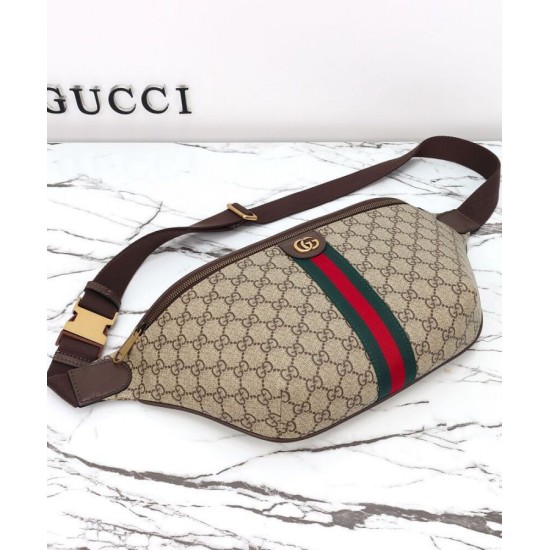 Replica Gucci Ophidia Large Belt Bag 839104 Dark Coffee Fake Replica Gucci Ophidia Large Belt Bag 839104 Dark Coffee Fake