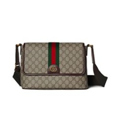 Replica Gucci Ophidia Medium Messenger Bag Dark Coffee Clone