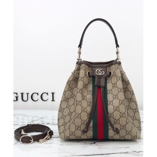 Replica Gucci Ophidia Small Bucket Bag 841313 Dark Coffee Fake Replica Gucci Ophidia Small Bucket Bag 841313 Dark Coffee Fake