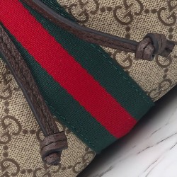 Replica Gucci Ophidia Small Bucket Bag 841313 Dark Coffee Fake