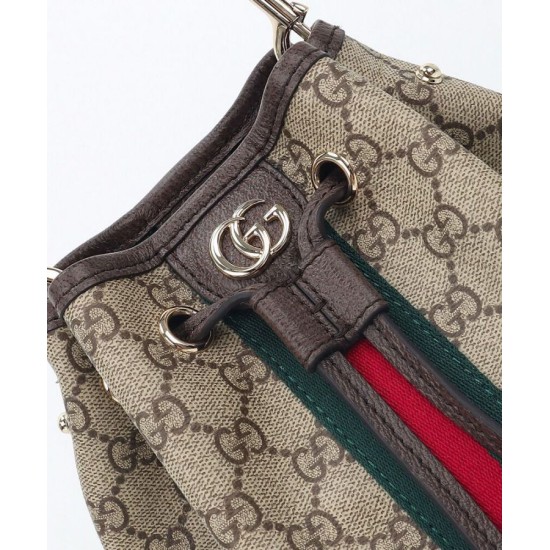 Replica Gucci Ophidia Small Bucket Bag 841313 Dark Coffee Fake Replica Gucci Ophidia Small Bucket Bag 841313 Dark Coffee Fake