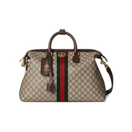 Replica Gucci Gucci Savoy Medium Travel Bag 834469 Dark Coffee Clone Replica Gucci Gucci Savoy Medium Travel Bag 834469 Dark Coffee Clone