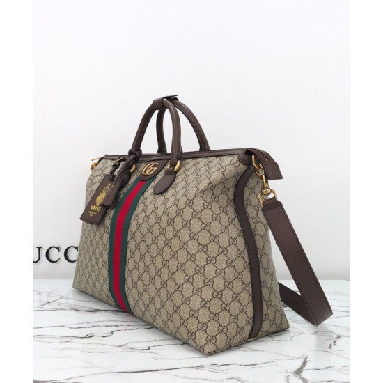 Replica Gucci Gucci Savoy Medium Travel Bag 834469 Dark Coffee Clone Replica Gucci Gucci Savoy Medium Travel Bag 834469 Dark Coffee Clone