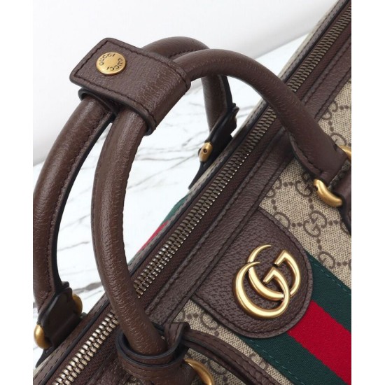 Replica Gucci Gucci Savoy Medium Travel Bag 834469 Dark Coffee Clone Replica Gucci Gucci Savoy Medium Travel Bag 834469 Dark Coffee Clone