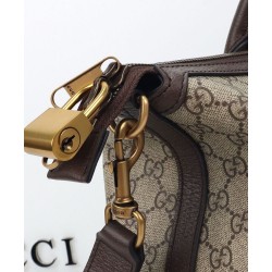 Replica Gucci Gucci Savoy Medium Travel Bag 834469 Dark Coffee Clone Replica Gucci Gucci Savoy Medium Travel Bag 834469 Dark Coffee Clone