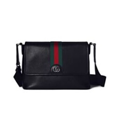 Replica Gucci Ophidia Medium Messenger Bag 834467 Black Fake