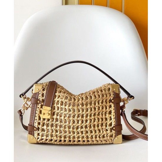 Replica Louis Vuitton Side Trunk MM Bag Coffee Fake Replica Louis Vuitton Side Trunk MM Bag Coffee Fake