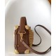 Replica Louis Vuitton Side Trunk MM Bag Coffee Fake Replica Louis Vuitton Side Trunk MM Bag Coffee Fake