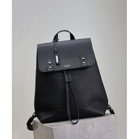 Replica YSL Saint Laurent Sac De Jour Grained Leather Backpack Black Fake Replica YSL Saint Laurent Sac De Jour Grained Leather Backpack Black Fake