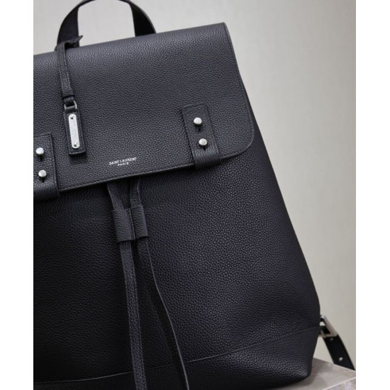 Replica YSL Saint Laurent Sac De Jour Grained Leather Backpack Black Fake Replica YSL Saint Laurent Sac De Jour Grained Leather Backpack Black Fake
