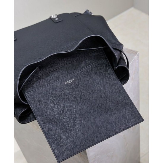 Replica YSL Saint Laurent Sac De Jour Grained Leather Backpack Black Fake Replica YSL Saint Laurent Sac De Jour Grained Leather Backpack Black Fake