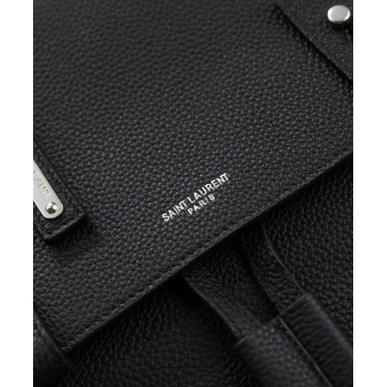 Replica YSL Saint Laurent Sac De Jour Grained Leather Backpack Black Fake Replica YSL Saint Laurent Sac De Jour Grained Leather Backpack Black Fake