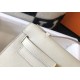 Replica Hermes Kelly Pochette Bag In White Epsom Leather Clone Replica Hermes Kelly Pochette Bag In White Epsom Leather Clone