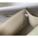 Replica Hermes Kelly Pochette Bag In White Epsom Leather Clone Replica Hermes Kelly Pochette Bag In White Epsom Leather Clone
