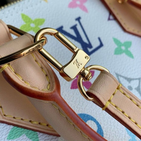 Replica Louis Vuitton LV x TM Alma BB Bag in Monogram Multicolored Canvas M13078 Fake Replica Louis Vuitton LV x TM Alma BB Bag in Monogram Multicolored Canvas M13078 Fake