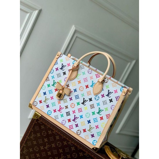 Replica Louis Vuitton LV x TM OnTheGo MM Bag in Monogram Multicolored Canvas M13079 Fake Replica Louis Vuitton LV x TM OnTheGo MM Bag in Monogram Multicolored Canvas M13079 Fake