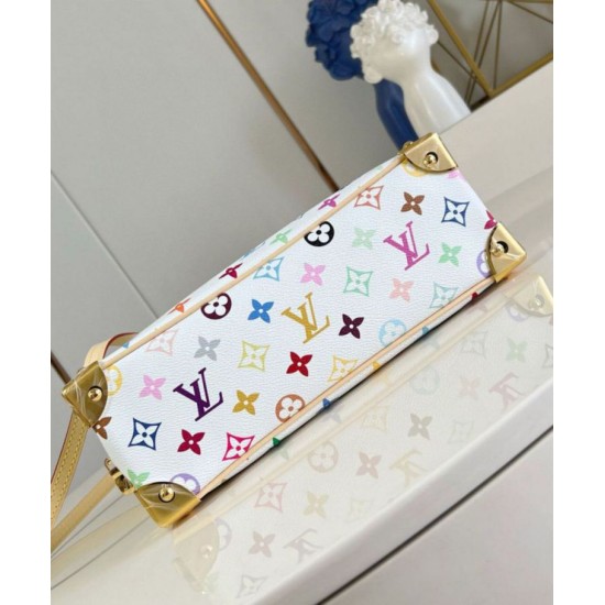Replica Louis Vuitton LV x TM Handbag in Monogram Multicolored Canvas M13084 Clone Replica Louis Vuitton LV x TM Handbag in Monogram Multicolored Canvas M13084 Clone