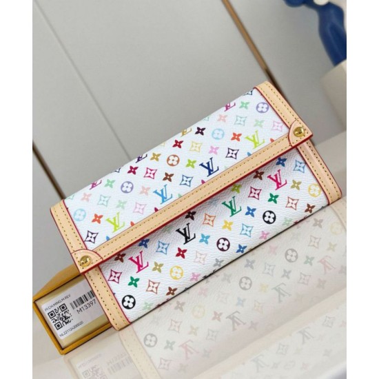 Replica Louis Vuitton LV x TM Sarah Wallet in Monogram Multicolored Canvas M13397 Replica Louis Vuitton LV x TM Sarah Wallet in Monogram Multicolored Canvas M13397