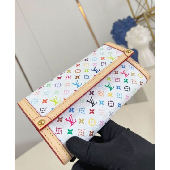 Replica Louis Vuitton LV x TM Sarah Wallet in Monogram Multicolored Canvas M13397 Replica Louis Vuitton LV x TM Sarah Wallet in Monogram Multicolored Canvas M13397