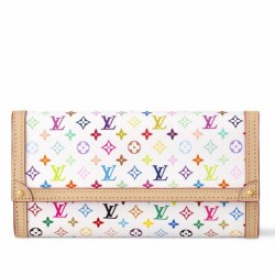 Replica Louis Vuitton LV x TM Sarah Wallet in Monogram Multicolored Canvas M13397