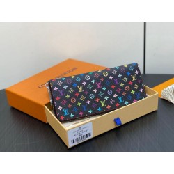 Replica Louis Vuitton LV x TM Clemence Wallet in Monogram Multicolored Canvas M13408 Replica Louis Vuitton LV x TM Clemence Wallet in Monogram Multicolored Canvas M13408