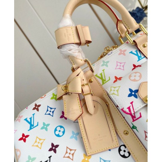 Replica Louis Vuitton LV x TM Keepall Bandouliere 45 Bag in Monogram Multicolored Canvas M13742 Fake Replica Louis Vuitton LV x TM Keepall Bandouliere 45 Bag in Monogram Multicolored Canvas M13742 Fake