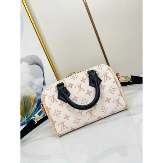 Replica Louis Vuitton Speedy Bandouliere 20 Bag in Monogram Dune Canvas M46906 Fake Replica Louis Vuitton Speedy Bandouliere 20 Bag in Monogram Dune Canvas M46906 Fake
