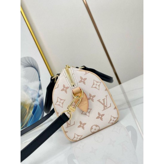 Replica Louis Vuitton Speedy Bandouliere 20 Bag in Monogram Dune Canvas M46906 Fake Replica Louis Vuitton Speedy Bandouliere 20 Bag in Monogram Dune Canvas M46906 Fake