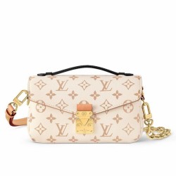 Replica Louis Vuitton Pochette Metis East West Bag In Monogram Dune Canvas M46914 Fake