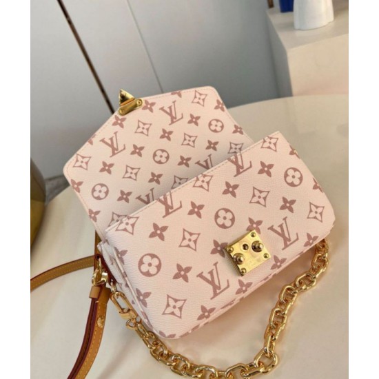 Replica Louis Vuitton Pochette Metis East West Bag In Monogram Dune Canvas M46914 Fake Replica Louis Vuitton Pochette Metis East West Bag In Monogram Dune Canvas M46914 Fake