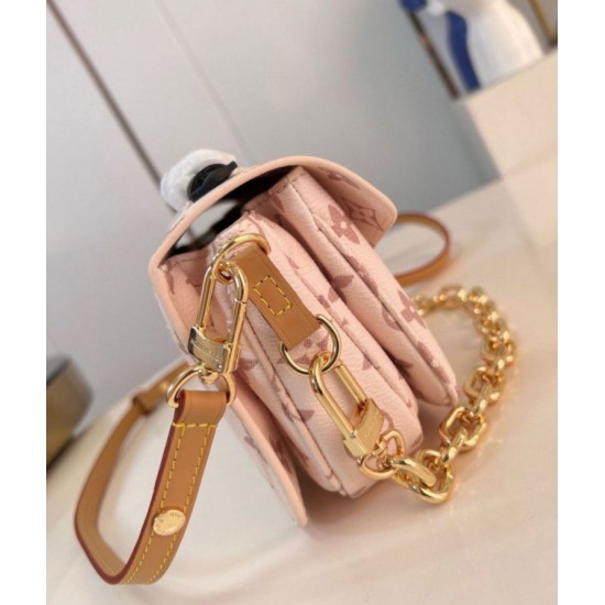 Replica Louis Vuitton Pochette Metis East West Bag In Monogram Dune Canvas M46914 Fake Replica Louis Vuitton Pochette Metis East West Bag In Monogram Dune Canvas M46914 Fake
