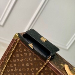 Replica Louis Vuitton Metis Wallet On Chain in Monogram Empreinte Leather M82637 Fake
