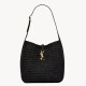 Replica Saint Laurent Le 5 À 7 Supple Small Shoulder Bag in Black Raffia Clone Replica Saint Laurent Le 5 À 7 Supple Small Shoulder Bag in Black Raffia Clone