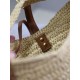 Replica Saint Laurent Le 5 À 7 Hobo Mini Bag in Natural Raffia Fake Replica Saint Laurent Le 5 À 7 Hobo Mini Bag in Natural Raffia Fake