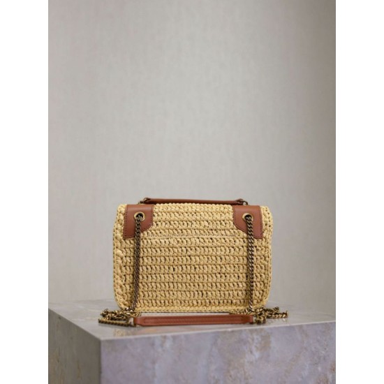 Replica Saint Laurent Niki Mini Bag in Natural Raffia Clone Replica Saint Laurent Niki Mini Bag in Natural Raffia Clone