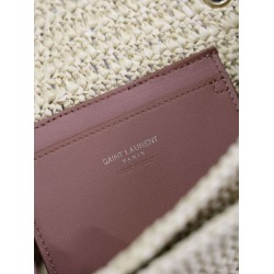 Replica Saint Laurent Niki Mini Bag in Natural Raffia Clone