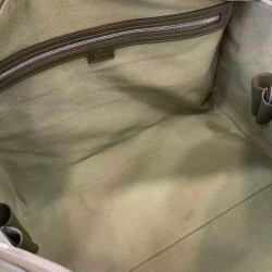 Replica Gucci GG Monogram medium Men duffle bag 792074 Green Fake