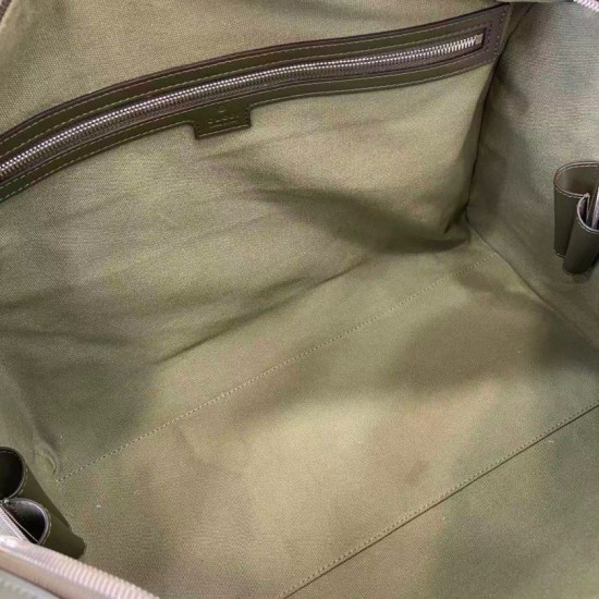 Replica Gucci GG Monogram medium Men duffle bag 792074 Green Fake