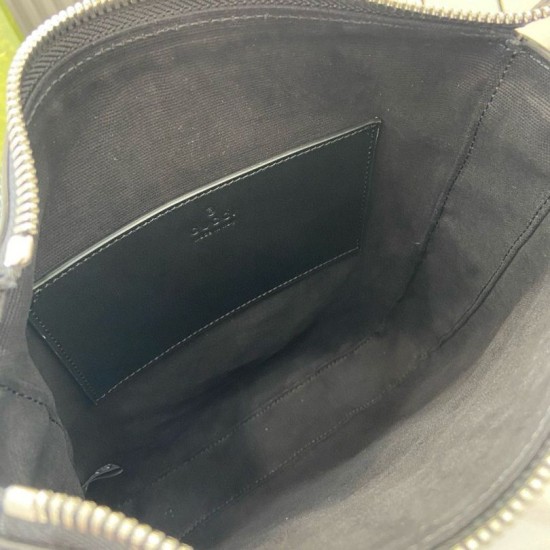 Replica Gucci GG Monogram small Men messenger bag 792082 Black Fake