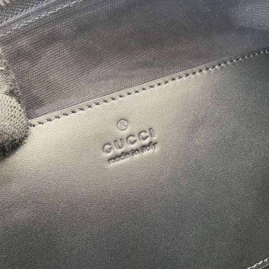 Replica Gucci GG Monogram small Men messenger bag 792082 Black Fake